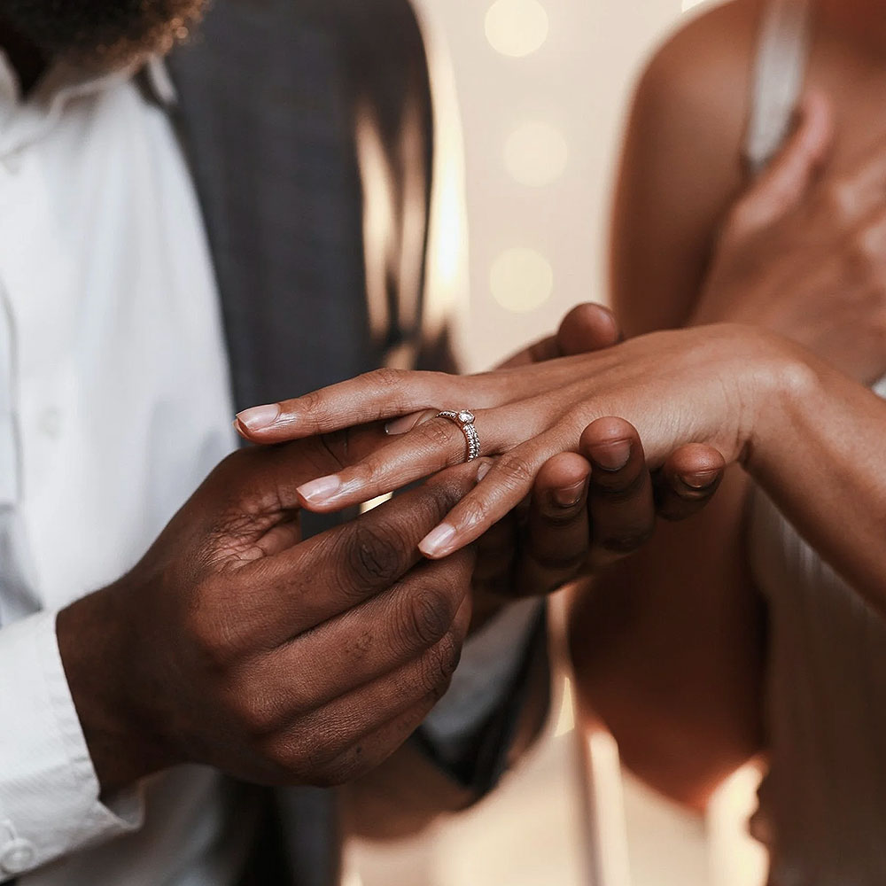 Offrir une bague pour une occasion